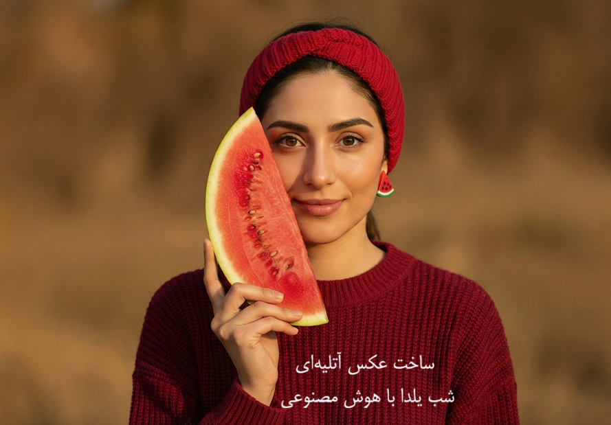 ساخت عکس آتلیه شب یلدا با هوش مصنوعی