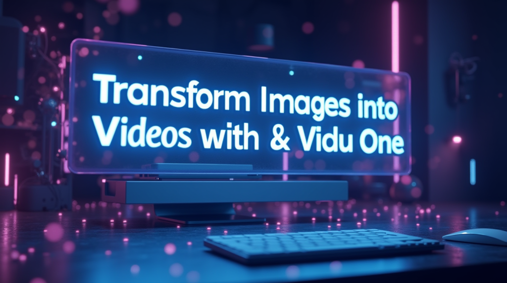 تبدیل عکس به ویدئو با Vidu q1