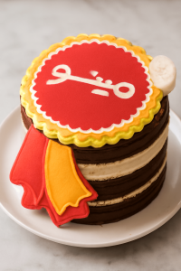 ساخت کیک لوگوی برند با هوش مصنوعی