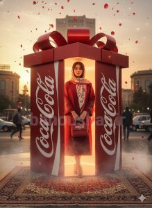 ساخت تیزر تبلیغاتی برند با استفاده از بانو با لباس برند