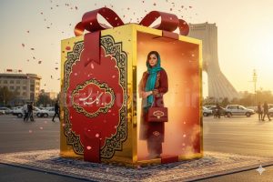 ساخت تیزر تبلیغاتی برند با استفاده از بانو با لباس برند