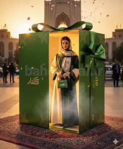ساخت تیزر تبلیغاتی برند با استفاده از بانو با لباس برند