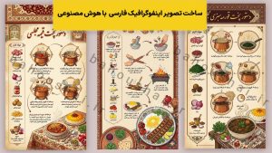 ساخت تصویر اینفوگرافیک فارسی با هوش مصنوعی