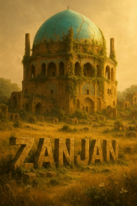 پوستر سه‌بعدی پسا‌آخرالزمانی با هوش مصنوعی