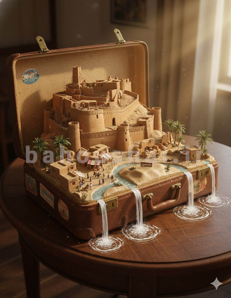 ساخت عکس چمدان شهر با هوش مصنوعی