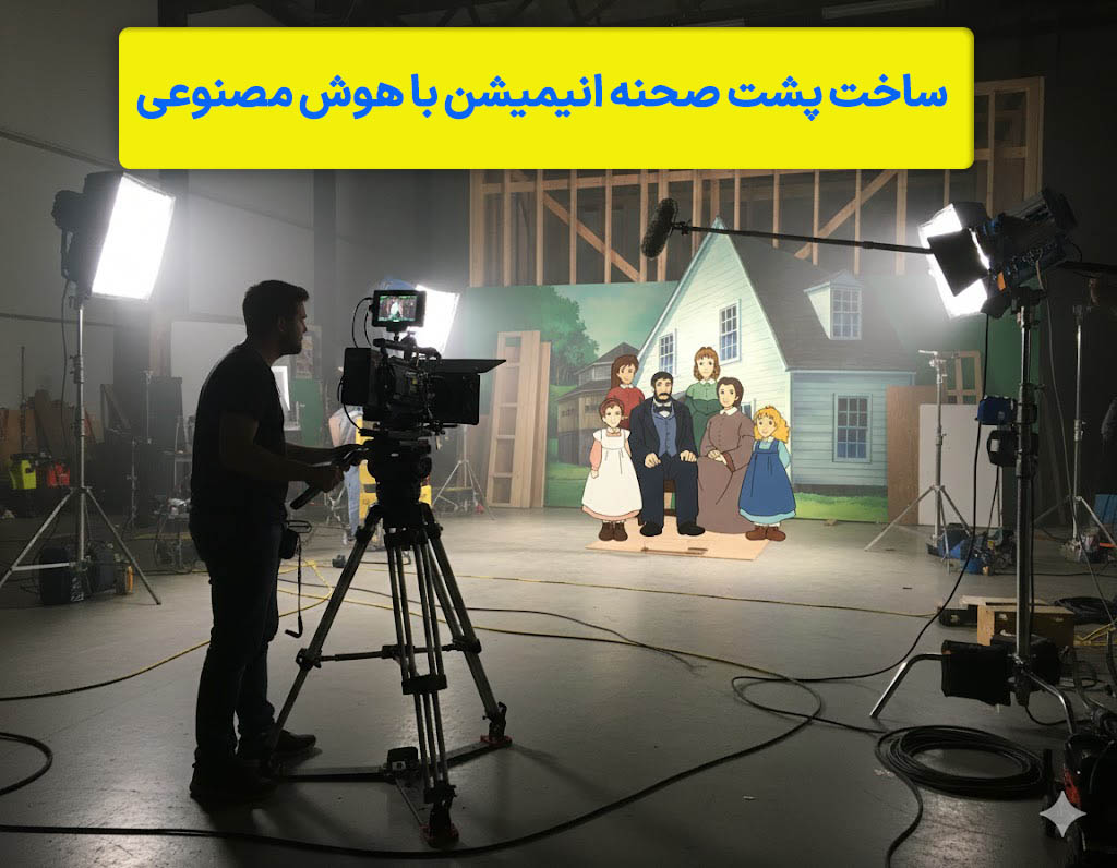 ساخت پشت صحنه انیمیشن با هوش مصنوعی