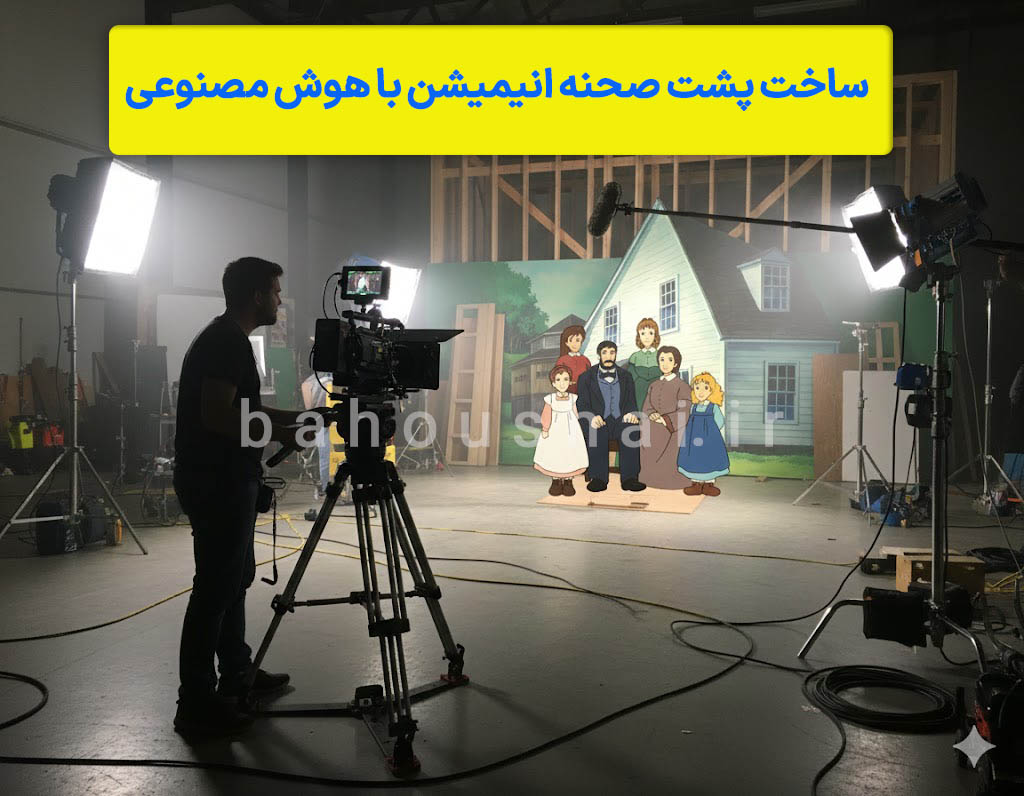 ساخت پشت صحنه انیمیشن با هوش مصنوعی
