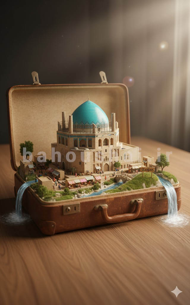 ساخت عکس چمدان شهر با هوش مصنوعی