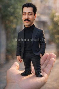 ساخت ویدیو کاراکتر روی کف دست