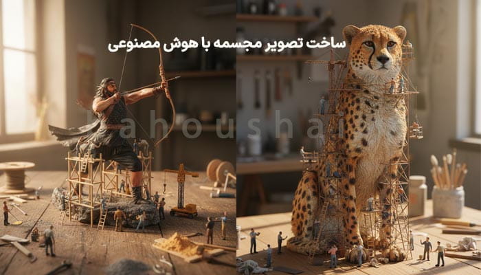 ساخت تصویر مجسمه با هوش مصنوعی