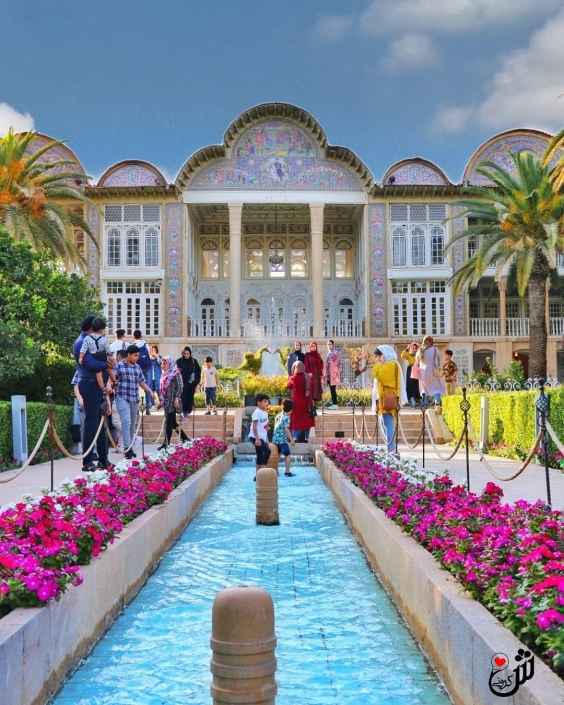 ساخت تصویر سه بعدی با هوش مصنوعی جمنای باغ ارم شیراز