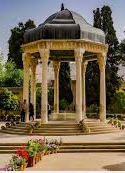 ساخت تصویر سه بعدی با هوش مصنوعی جمنای شیراز و آرامگاه حافظ