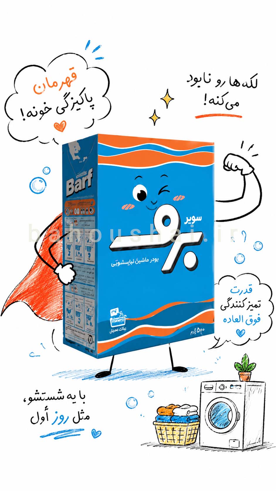 جان بخشیدن به محصولات با هوش مصنوعی برای پودر دستی برف