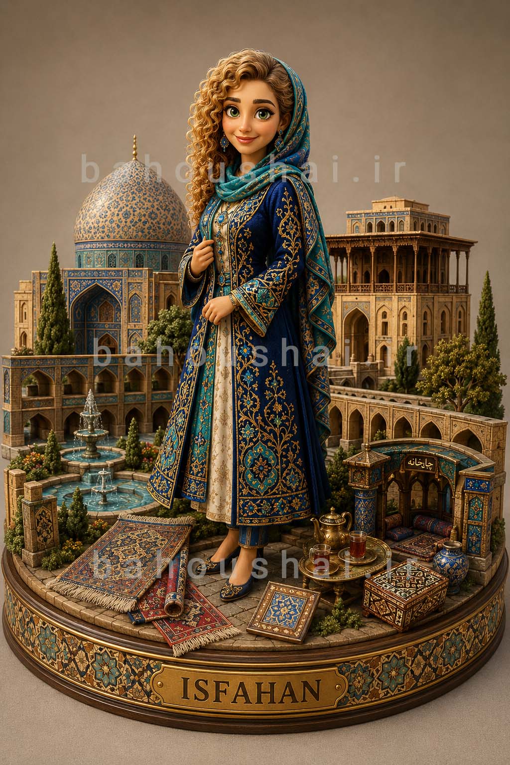 تبدیل عکس به فیگور سه بعدی پیکسار با هوش مصنوعی اصفهان