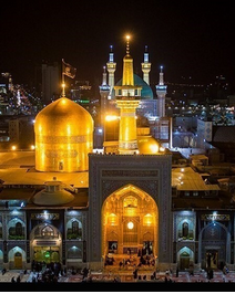 ساخت تصویر سه بعدی با هوش مصنوعی جمنای حرم امام رضای مشهد