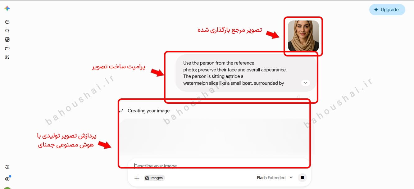 ساخت عکس مینیاتوری با هوش مصنوعی با پردازش تصویر مرجع و پرامپت