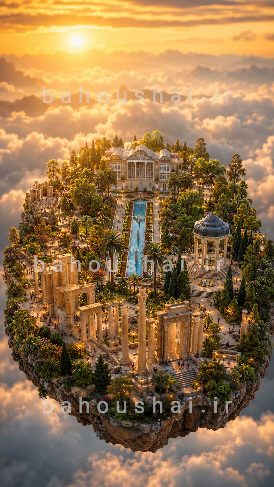 ساخت تصاویر سه بعدی با هوش مصنوعی برای شهر شیراز