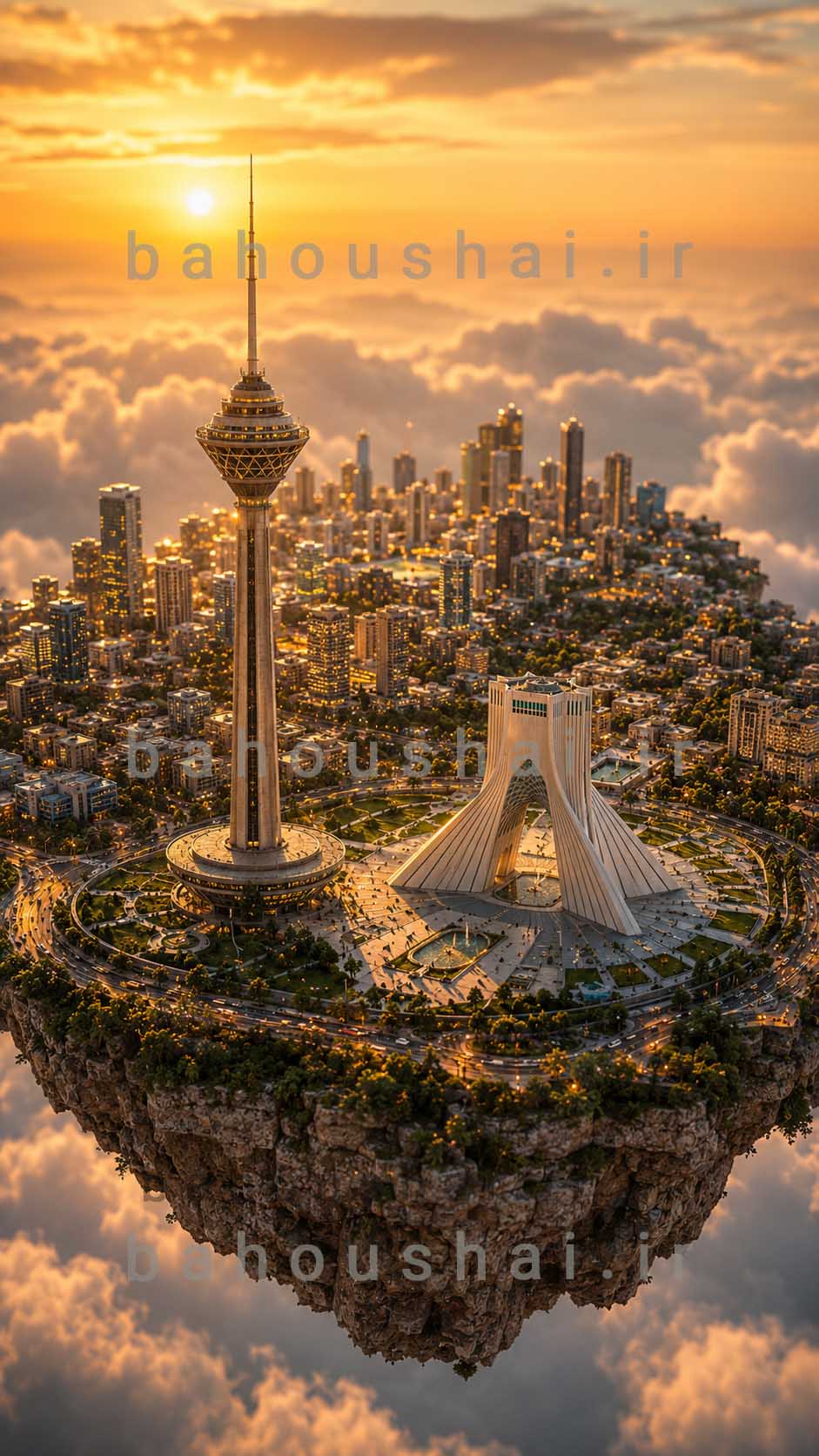 ساخت تصاویر سه بعدی با هوش مصنوعی برای شهر تهران
