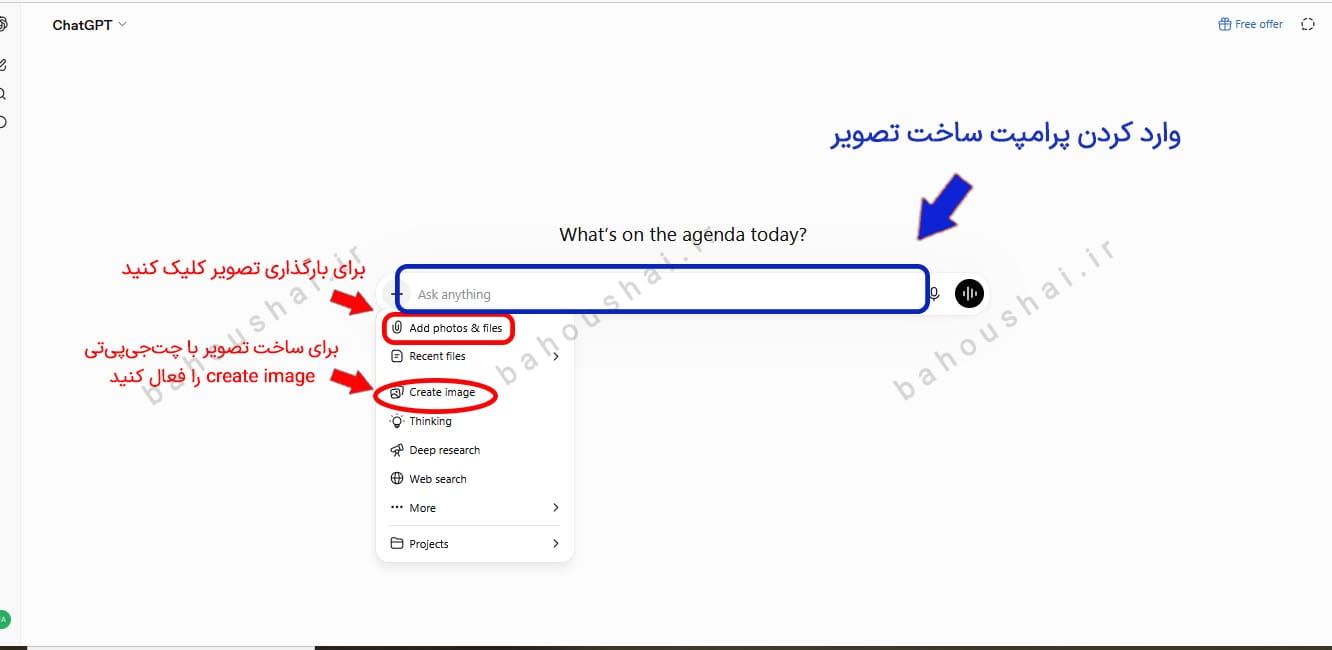 ساخت عکس دهه ۵۰ با هوش مصنوعی و ورود به برنامه چت جی پی تی 